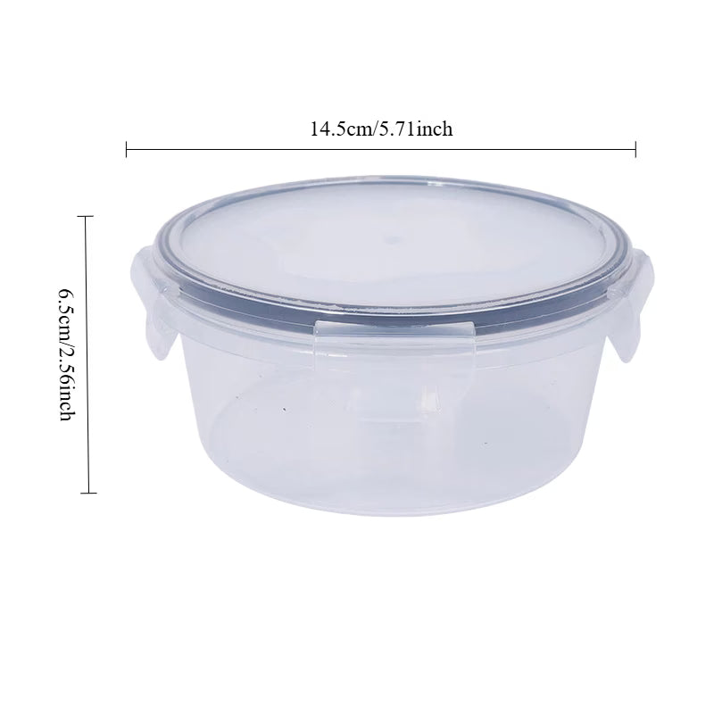 Multipurpose Food Storage Containers Set - Clear Jars with Lids for Cereal, Candy, and Dry Goods