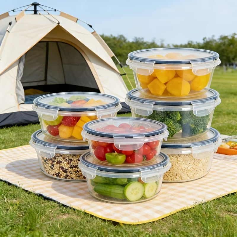 Multipurpose Food Storage Containers Set - Clear Jars with Lids for Cereal, Candy, and Dry Goods
